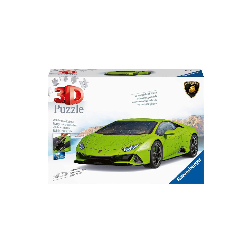 puzzle 3d 156 piezas lamborghini huracan verde ( ravensburger -11559 )