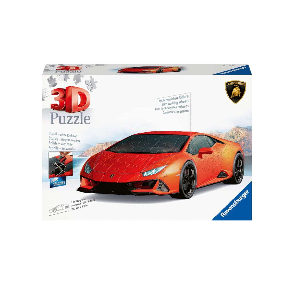 puzzle 3d 156 lamborghini huracan evo