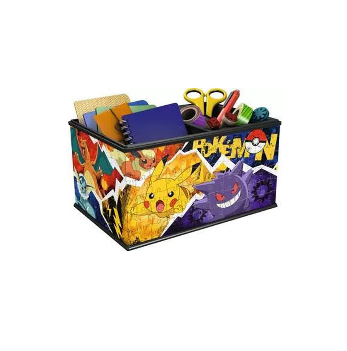 puzzle 3d 216 pokemon storage box ( ravensburger - 11546 )
