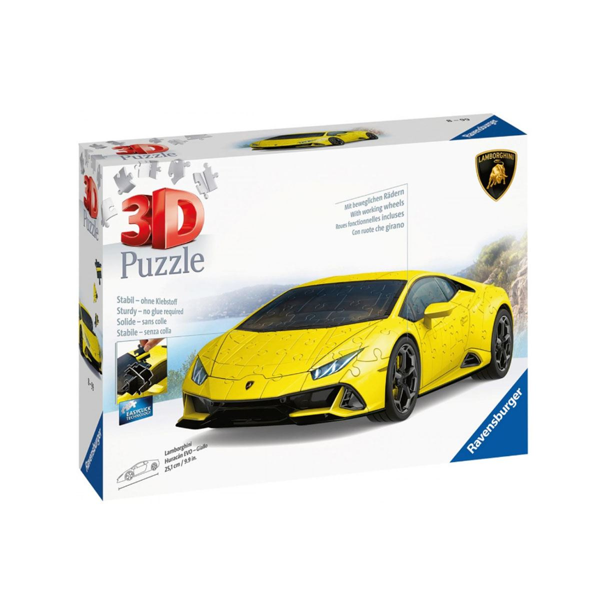 puzzle 3d 156 lamborghini huracan amarillo (ravensburger -11562) puzzle 3d 156 lamborghini huracan amarillo (ravensburger -11562)