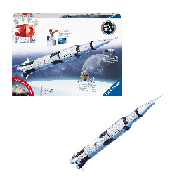 puzzle 3d 504 apollo saturn v rocket (ravensburger - 11545)