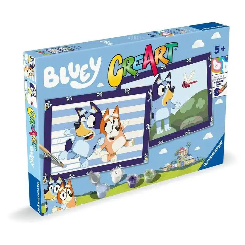 creart serie junior 2 x bluey ( ravensburger - 23961)