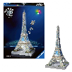 puzzle 3d 243 torre eiffel con luz led (ravensburger - 12008024)
