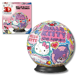puzzle ball 3d 72 piezas hello kitty (ravensburger - 11630)