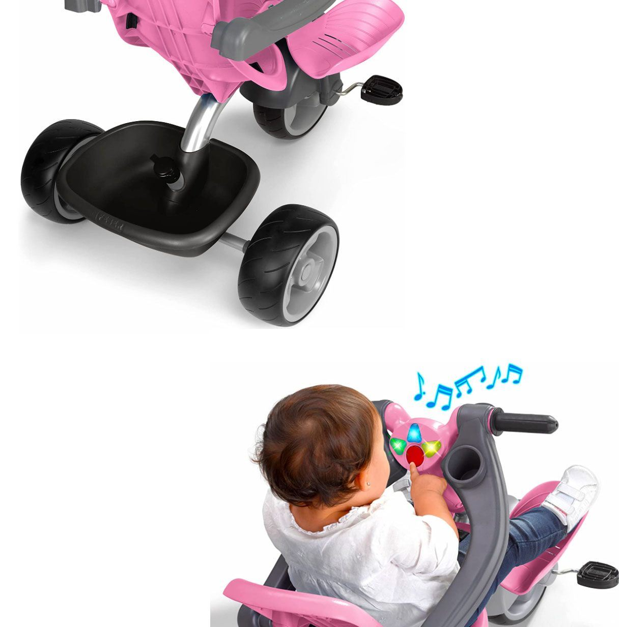 feber triciclo baby plus music rosa ( famosa - 800012132) feber triciclo baby plus music rosa ( famosa - 800012132)
