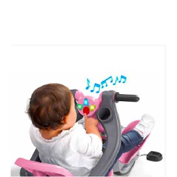 feber triciclo baby plus music rosa ( famosa - 800012132)