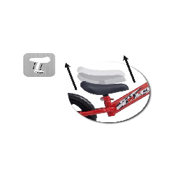 balance bike flat track (fdj ninco - 37004)