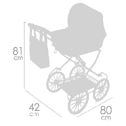 cityx coche muÑecas plegable 48 cm (decuevas toys - 80078 )