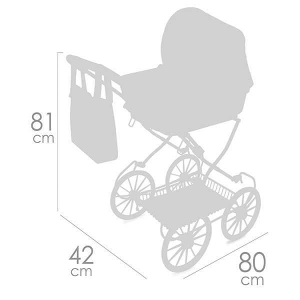 cityx coche muÑecas plegable 48 cm (decuevas toys - 80078 )