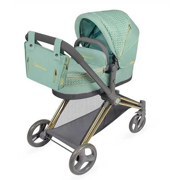 capriccio coche muÑecas plegable 3x1 50 cm (decuevas toys - 81773)