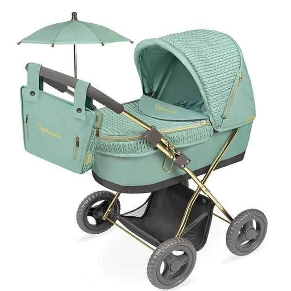 capriccio coche muÑecas plegable sombrilla y bolso 48 cm (decuevas toys - 85073)