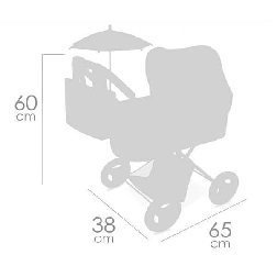 verona coche muÑecas plegable sombrilla (decuevas toys - 85078)