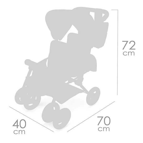 verona silla gemelar plegable 52 cm (decuevas toys - 90378) verona silla gemelar plegable 52 cm (decuevas toys - 90378)