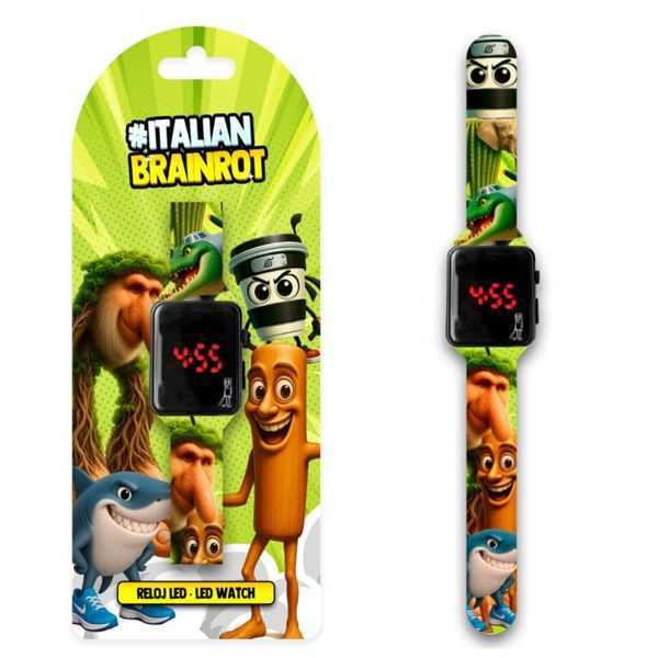italian brainrot reloj digital led (classics revolution - cr0519)