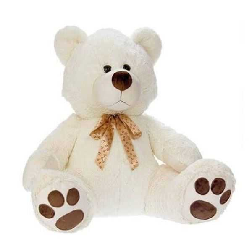peluche oso beig 95 cm (artesania beatriz - 13188)