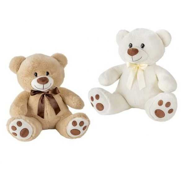peluche oso robin 40 cm 2 colores surtidos (artesania beatriz - 13984)