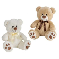 peluche oso robin 50 cm 2 colores surtidos (artesania beatriz - 13986)