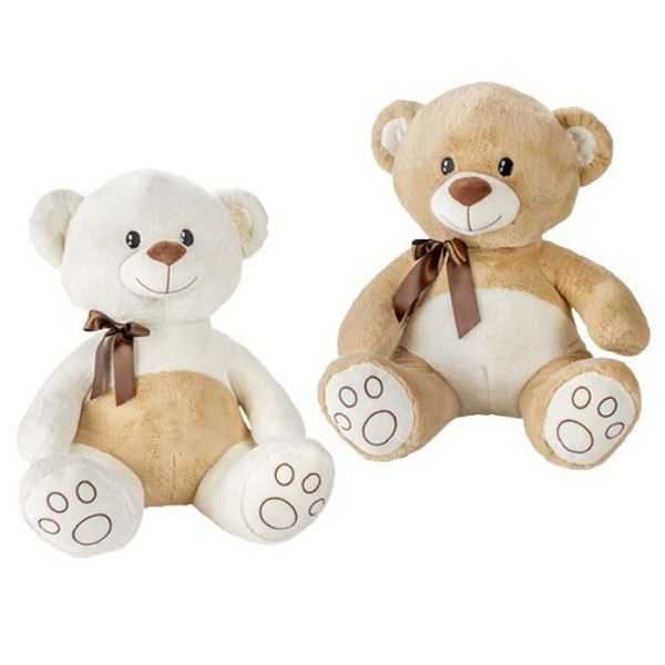 peluche oso guillermo 50 cm 2 colores surtidos ( artesania beatriz - 13992)