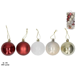 bote con asa 30 bolas navidad escocia 6 cm (gerimport - 8445393075969)