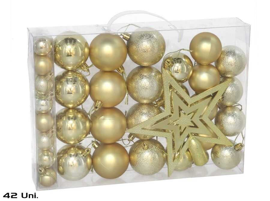 set 42 bolas navidad oro tamaÑo surtido (gerimport - 8430540568395) set 42 bolas navidad oro tamaÑo surtido (gerimport - 8430540568395)