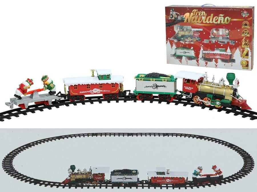 caja tren navideÑo santas luz y sonido 64,5x42,5x1 (gerimport - 8445393280691) caja tren navideÑo santas luz y sonido 64,5x42,5x1 (gerimport - 8445393280691)