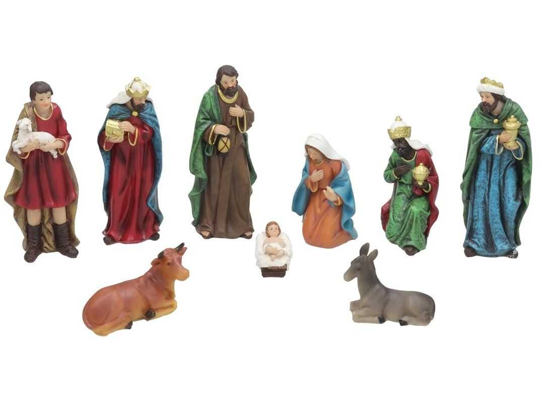 belÉn 9 figuras natividad 25cm (gerimport - 8445393498362)