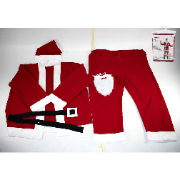 traje de santa 5 piezas xl