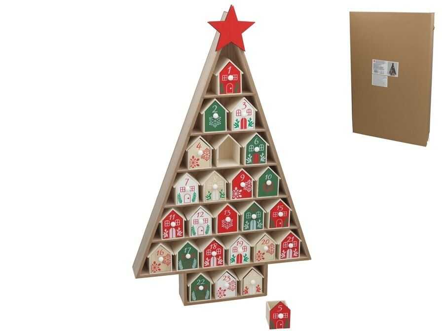 calendario adviento arbol con casitas 38,5x6x61 cm (gerimport - 8445393471747) calendario adviento arbol con casitas 38,5x6x61 cm (gerimport - 8445393471747)