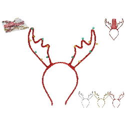 diadema silueta cuernos reno lius 23,5x26,5 cmsurtidos (gerimport - 8445393476858)