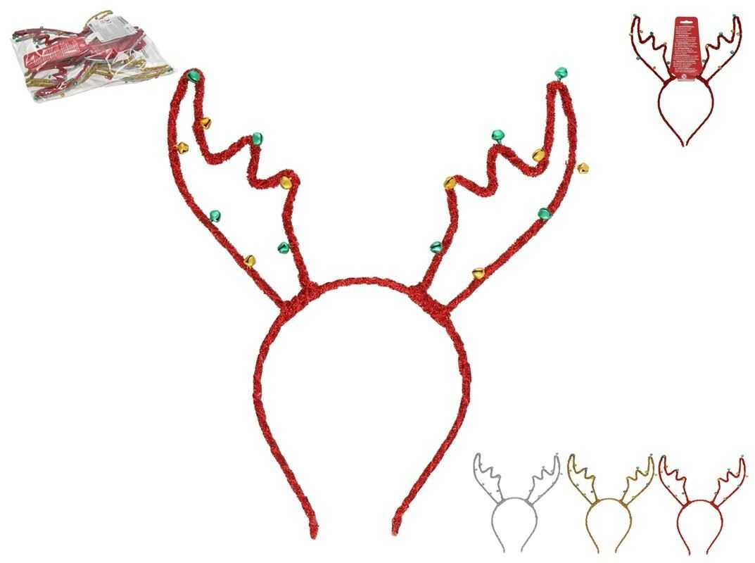 diadema silueta cuernos reno lius 23,5x26,5 cmsurtidos (gerimport - 8445393476858)