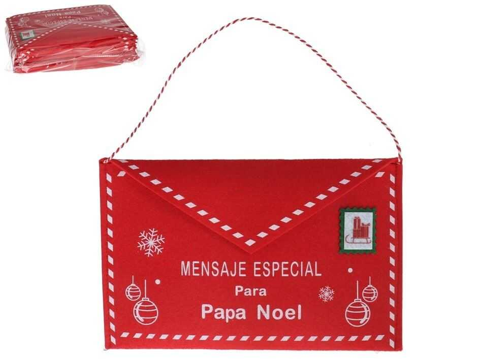 sobre grande felpa noel 25,5x16,5 cm (gerimport - 8445393339139)