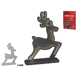 reno de neon 2m cable 30x20,5x6 cm ( gerimport - 8445393503332)