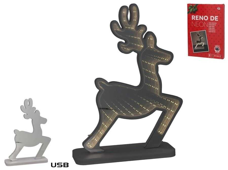 reno de neon 2m cable 30x20,5x6 cm ( gerimport - 8445393503332) reno de neon 2m cable 30x20,5x6 cm ( gerimport - 8445393503332)