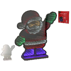 santa claus de neon 2m cable 30x27,5x6 cm (gerimport - 8445393503349)