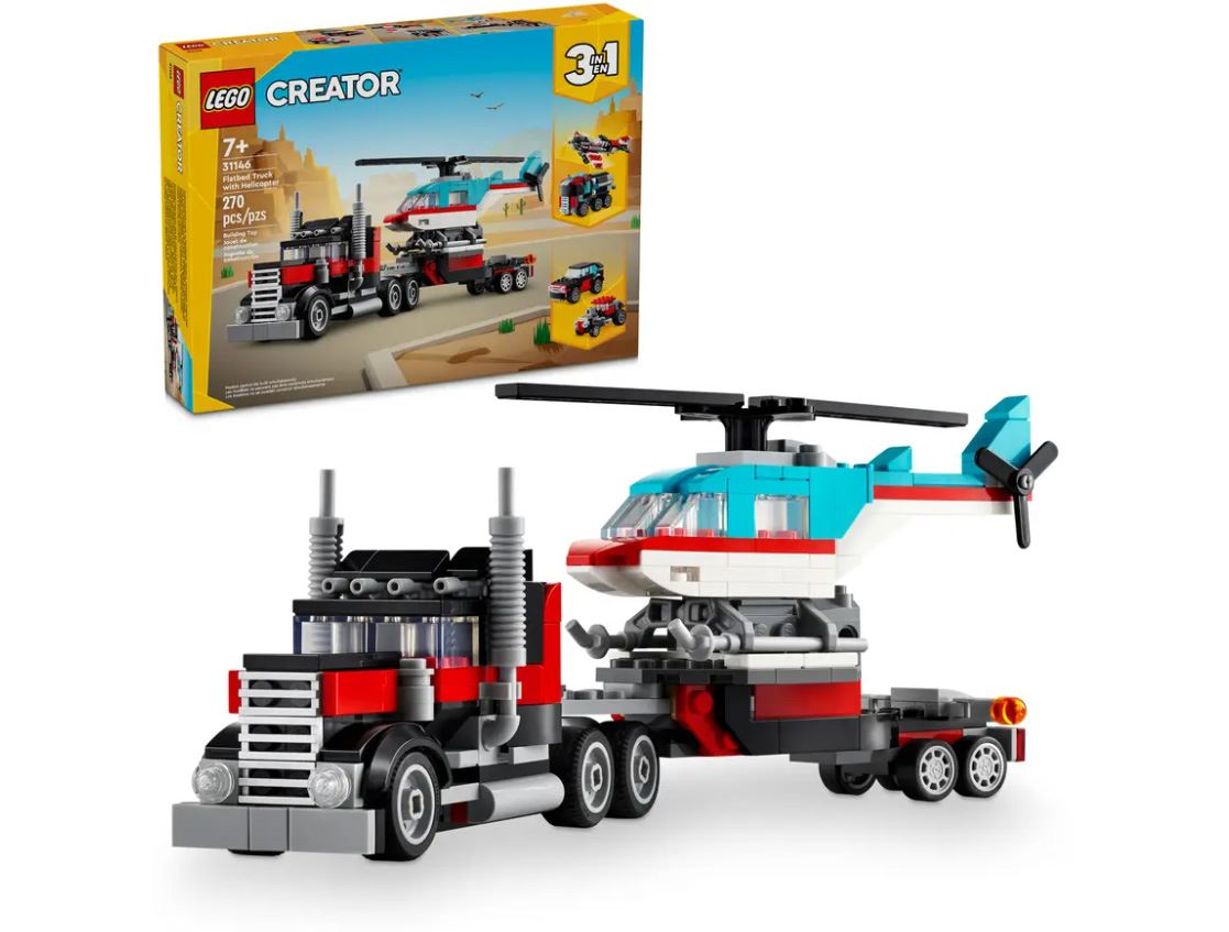 lego creator plataforma con helicoptero (31146)