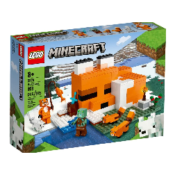 lego minecraft el refugio-zorro (lego - 21178)