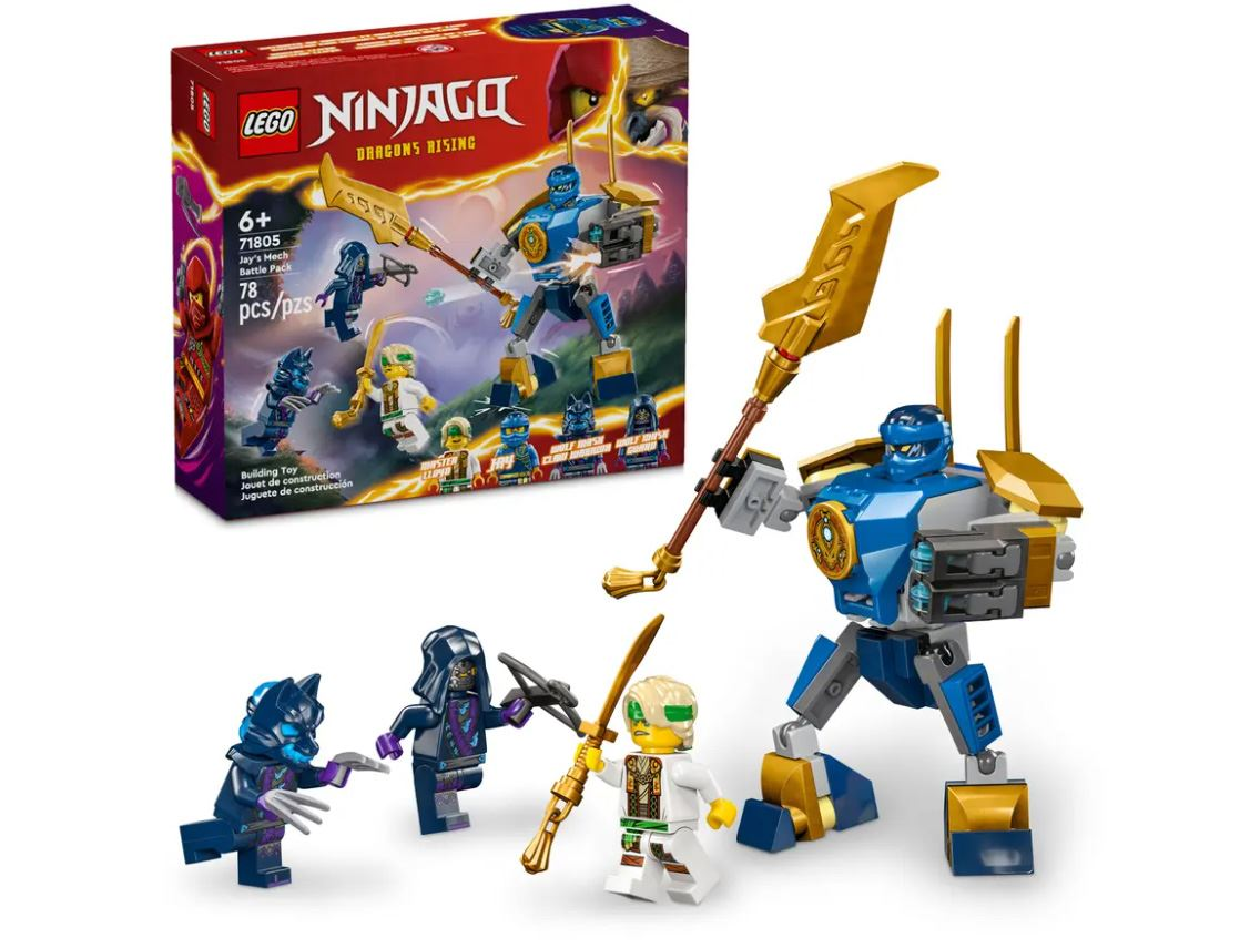 lego ninjago pack combate meca de jay ( lego - 71805)