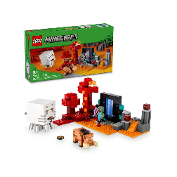 lego minecraft emboscada portal nether (lego - 21255)