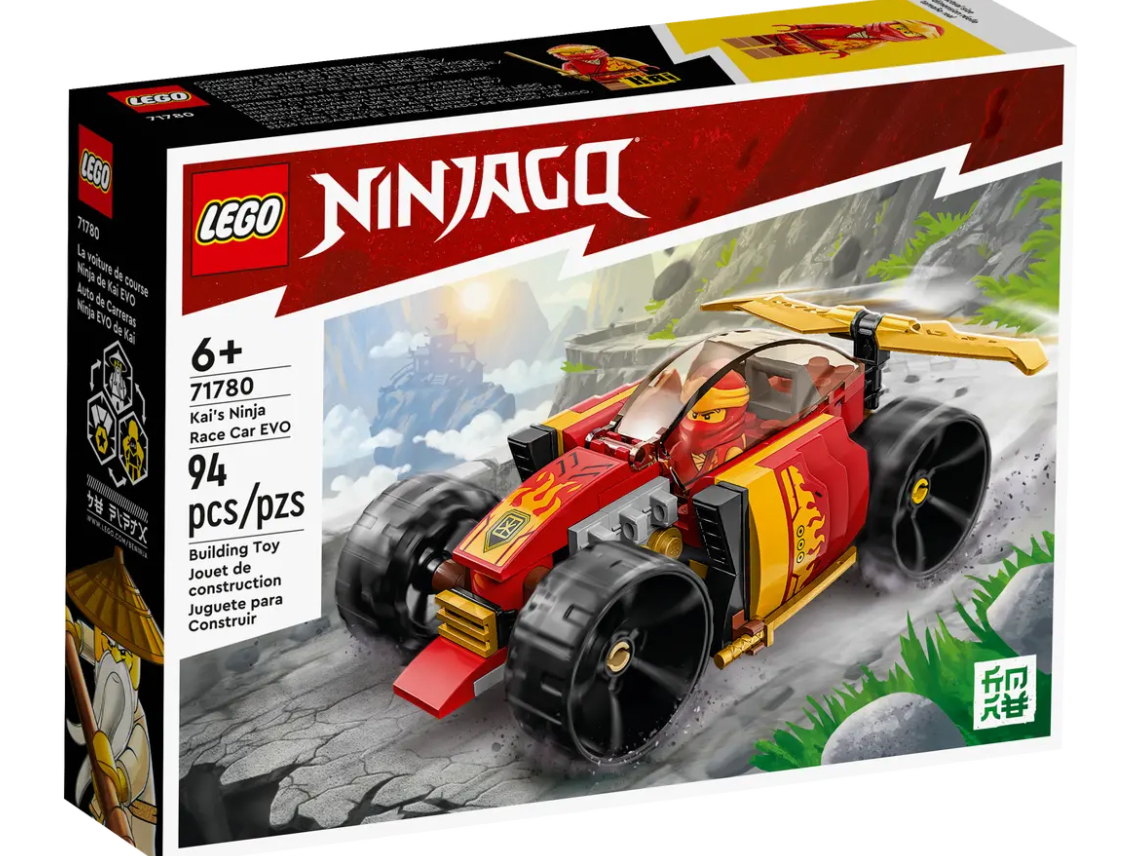 lego ninjago coche carreras evo de kai (lego - 71780)