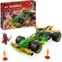 lego ninjago coche de carreras con motor de lloyd ( 71828)