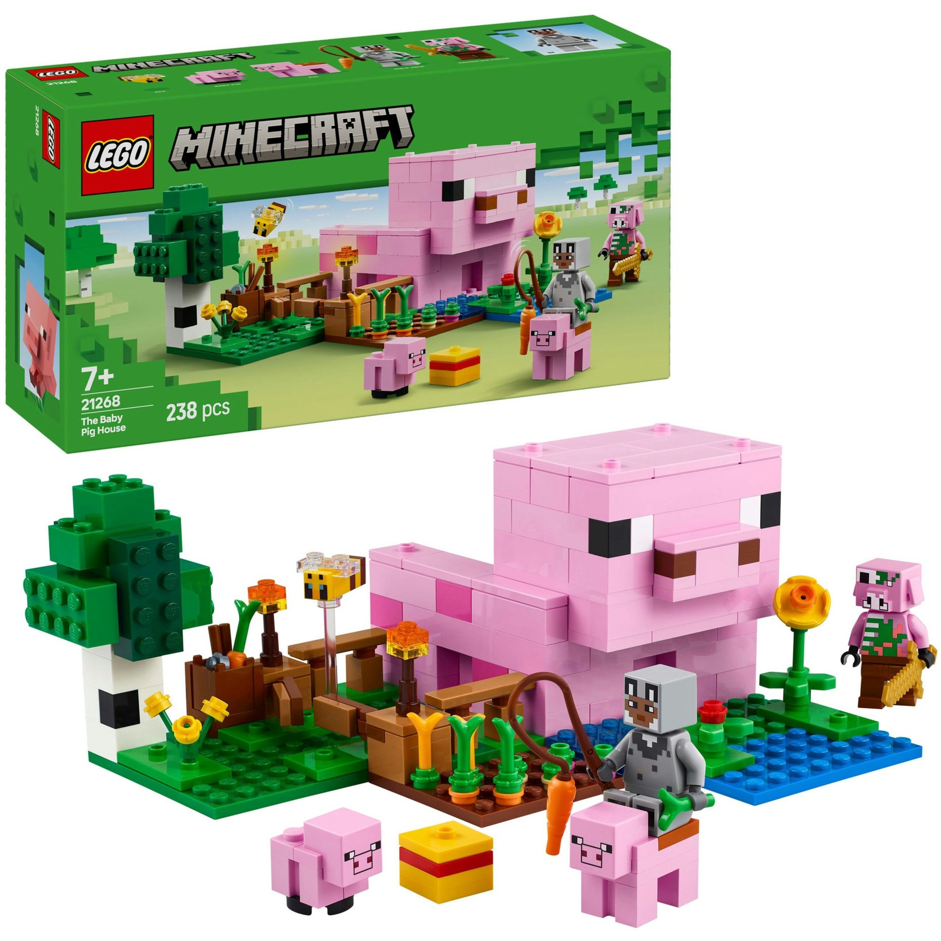 lego minecraft la casa-cerdo bebe (lego - 21268)