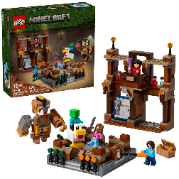 lego minecraft ring de combate de la mansion del bosque (lego - 21272)(
