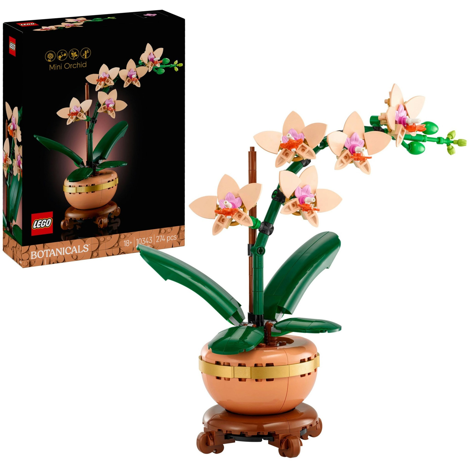lego botanicals miniorquidea  (lego - 10343)