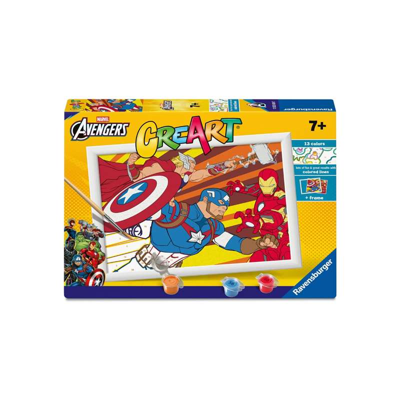 creart serie d capitan america (ravensburger - 12023039)
