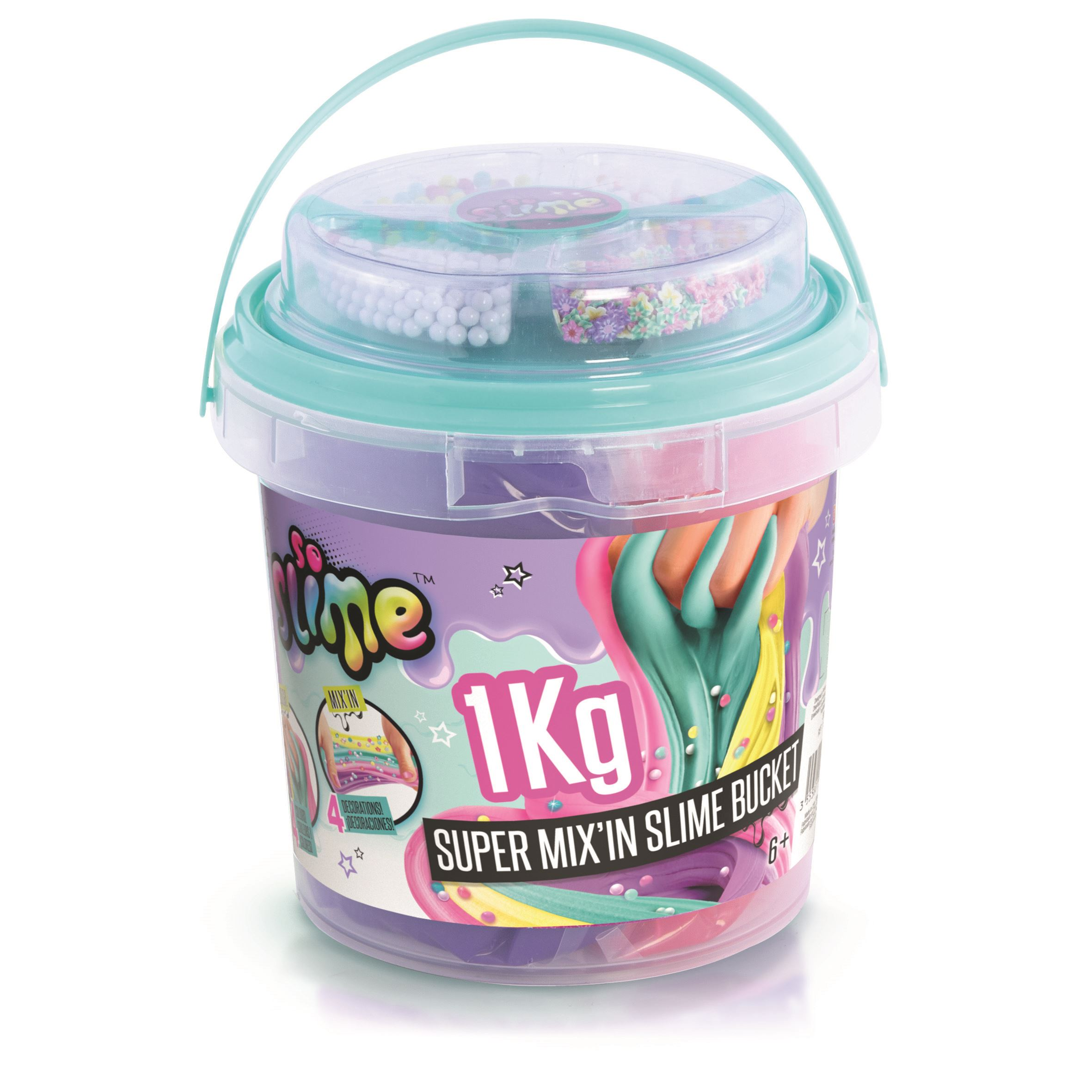 slime super cubo con decoracion surtido ( canal toys- ssc148)