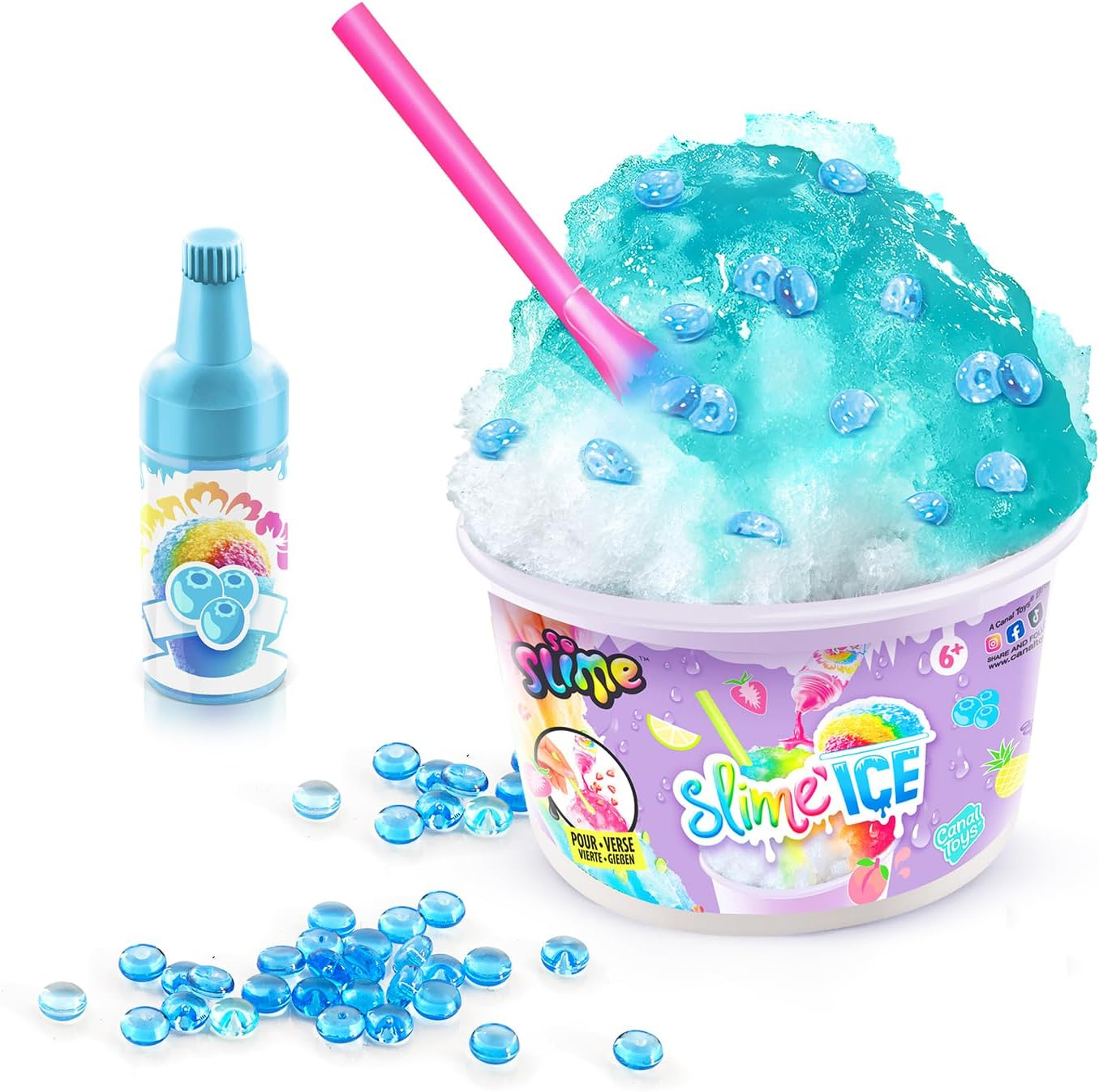 slime ice cup tarrina de slime (canal toys - ssc299)