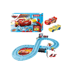 carrera circuito cars friends race 2,4 m (soldatoys - 63037)