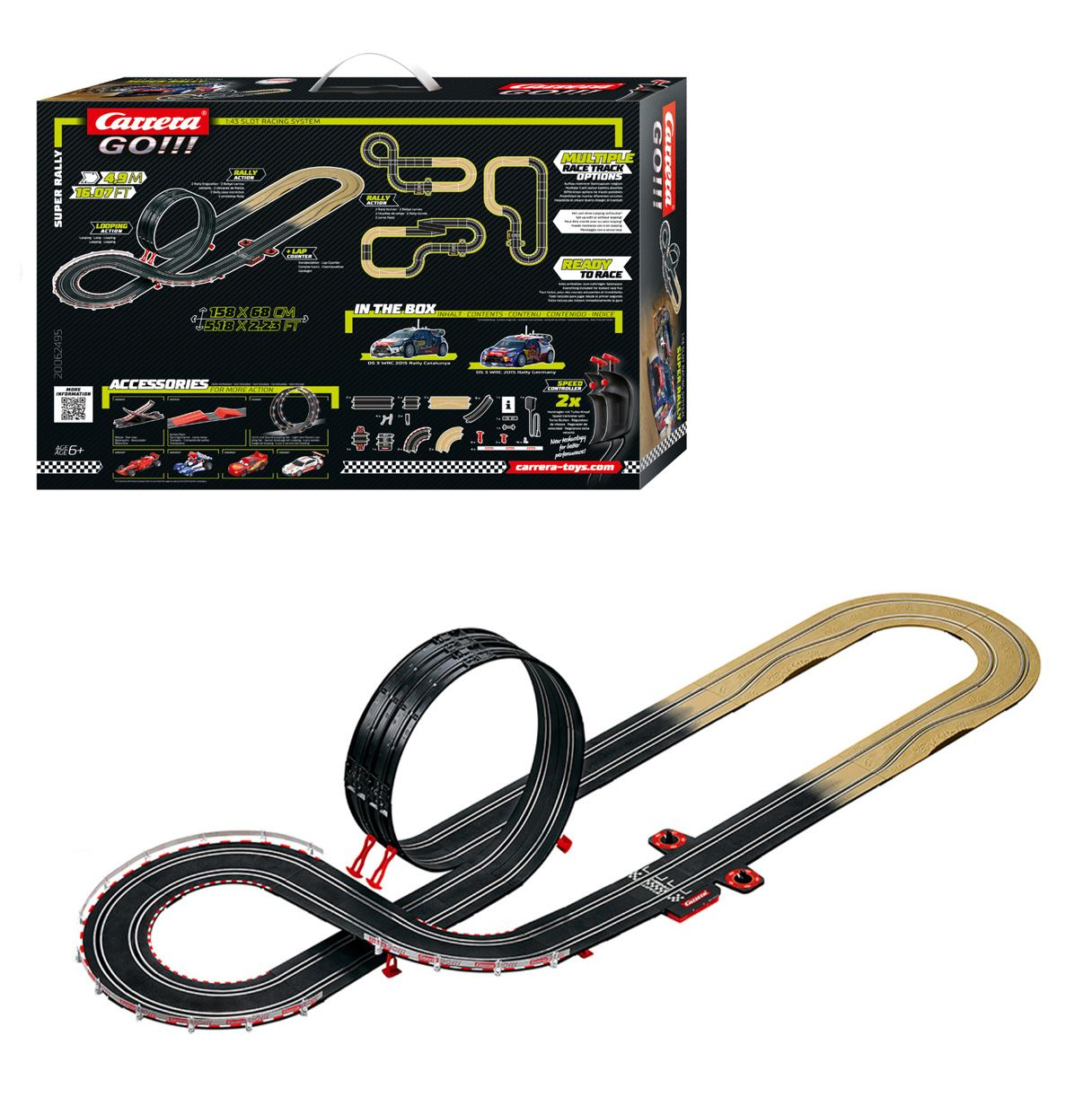 carrera circuito super rally 4,9 metros (soldatoys - 62495) carrera circuito super rally 4,9 metros (soldatoys - 62495)