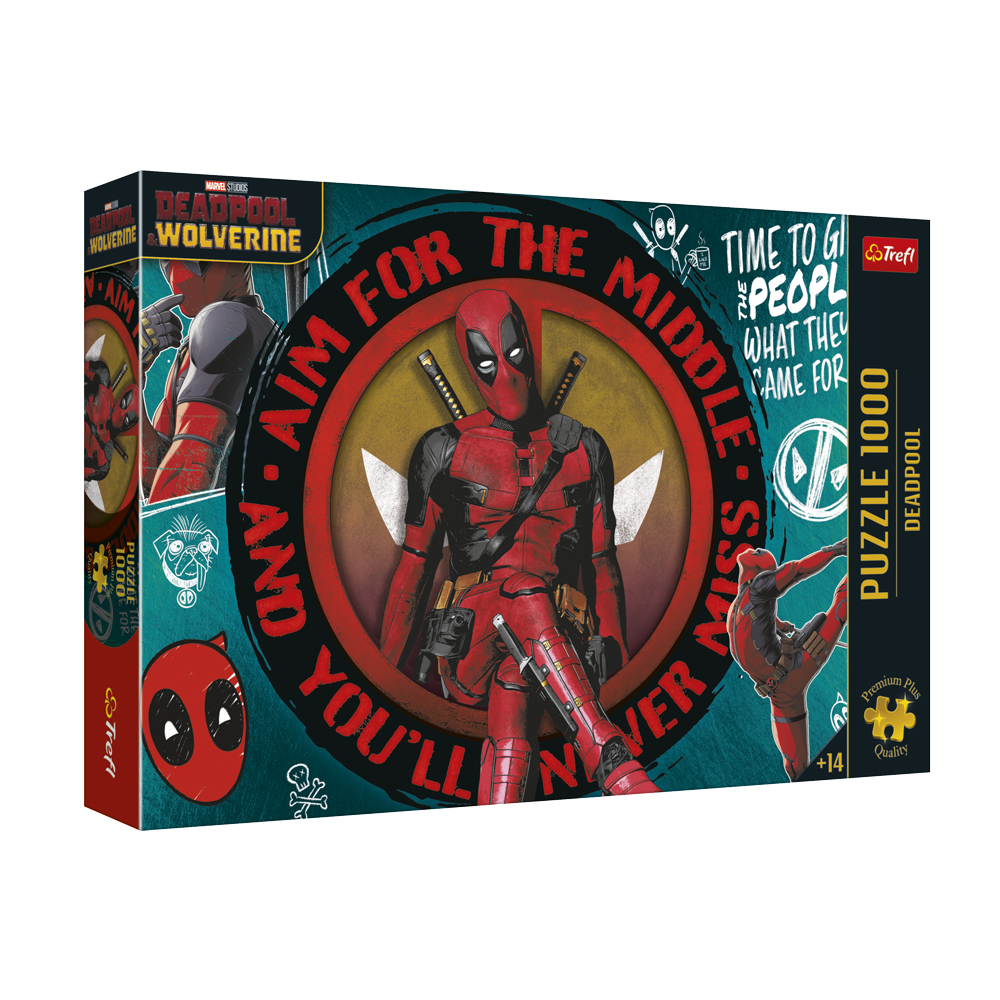 puzzle 1000 piezas deadpool premium (toy partner - 10835)