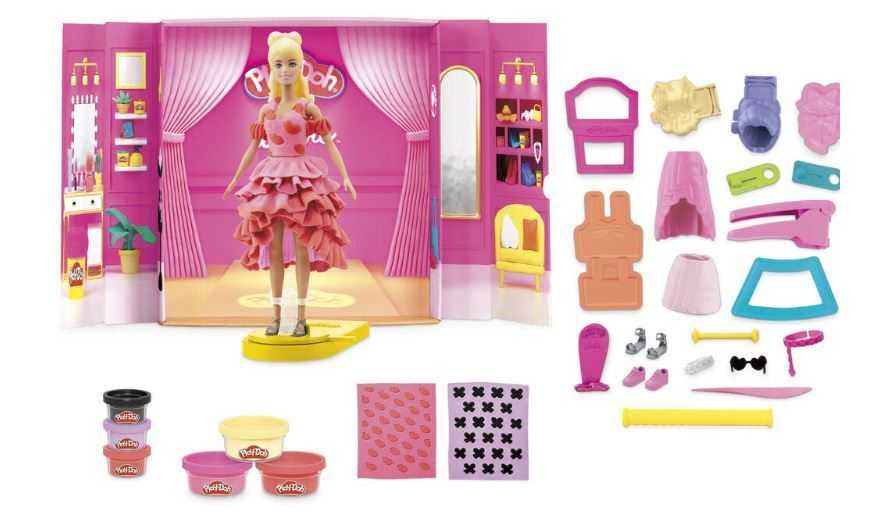 play-doh barbie espectaculo de moda (hasbro - g13565l0)